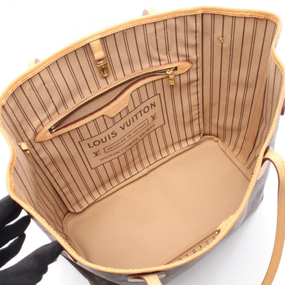 Louis Vuitton Tote Neverfull MM Monogram Canvas Leather — view 3