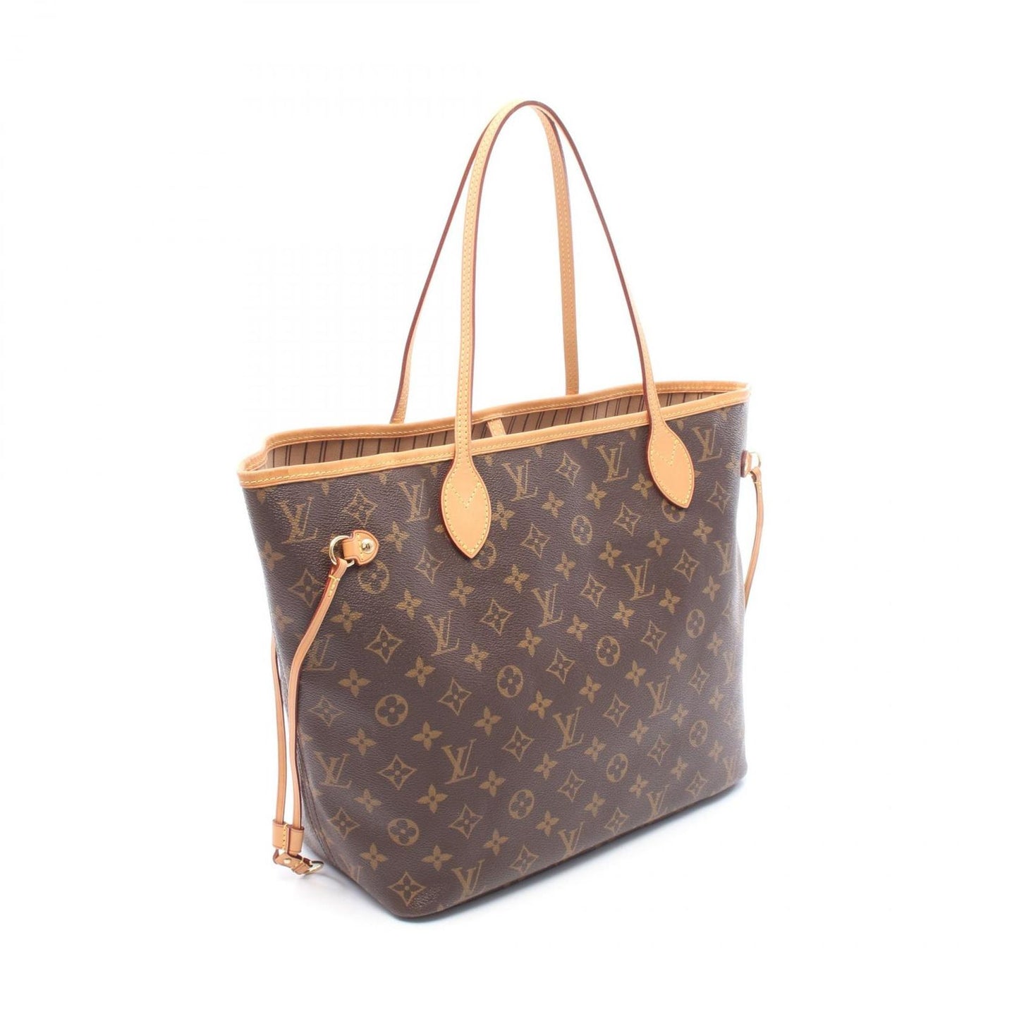 Louis Vuitton Tote Neverfull MM Monogram Canvas Leather — view 2