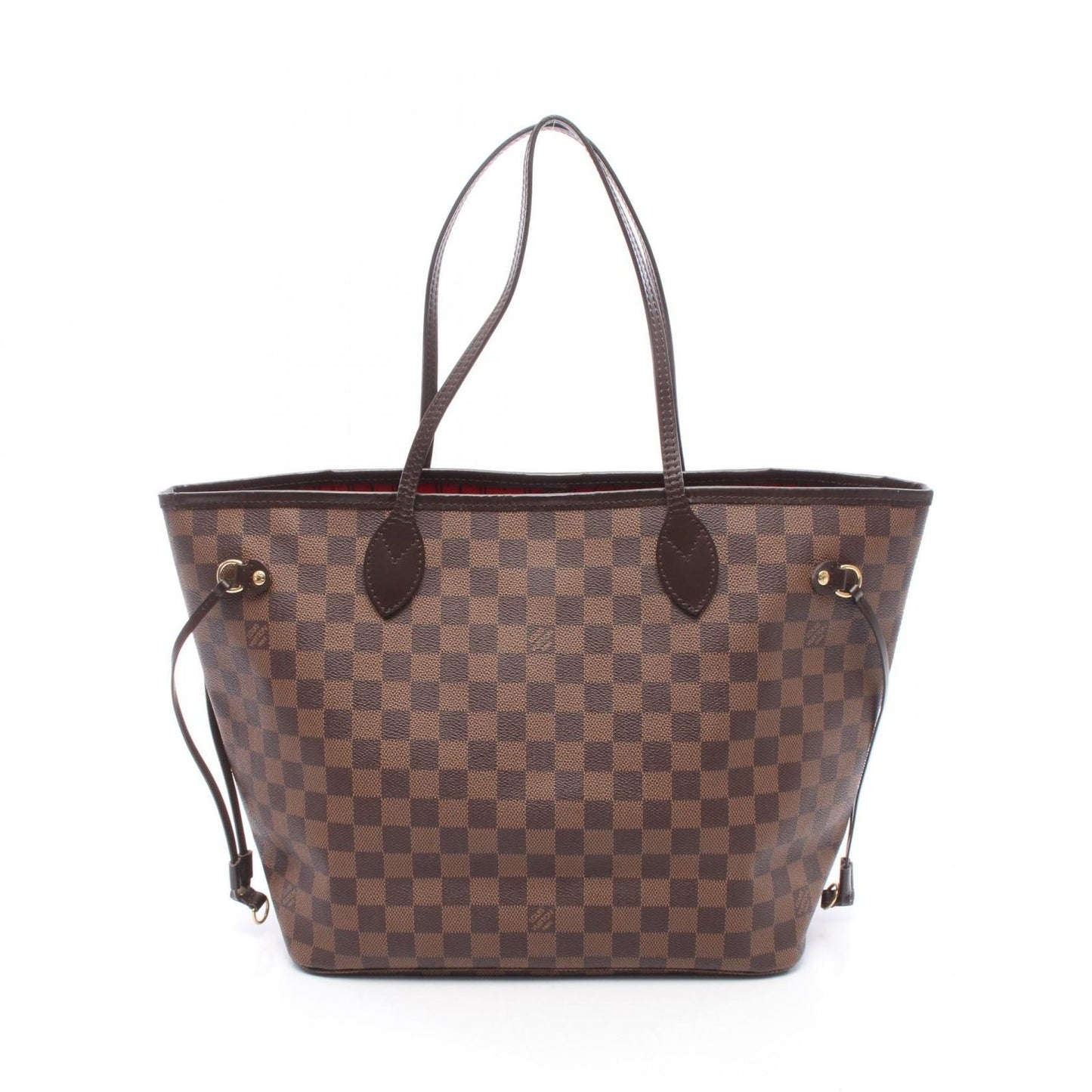 Louis Vuitton Tote Neverfull MM Damier Ebene Canvas Leather