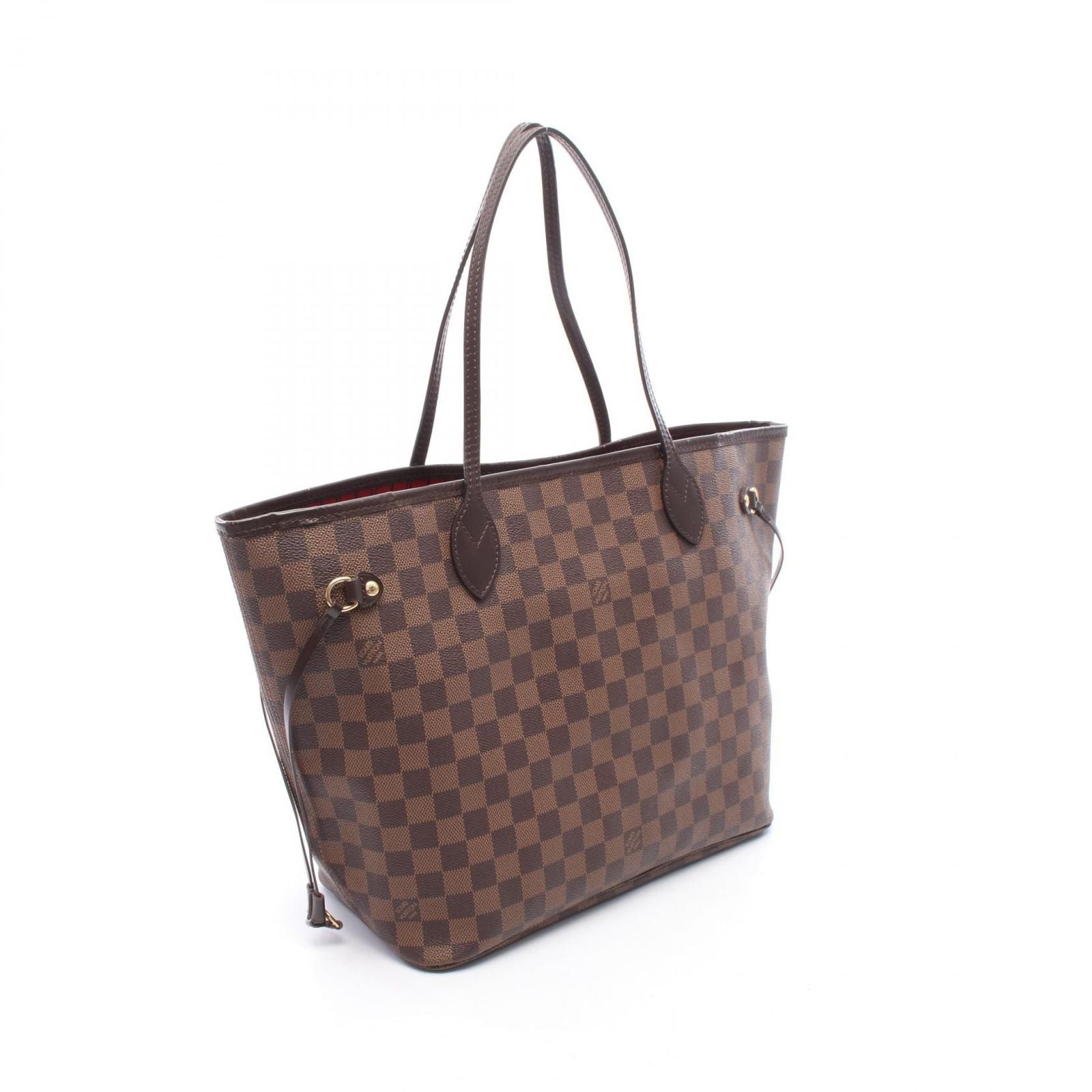Louis Vuitton Tote Neverfull MM Damier Ebene Canvas Leather — view 2