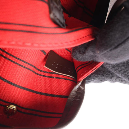 Louis Vuitton Tote Neverfull MM Damier Ebene Canvas Leather — view 5