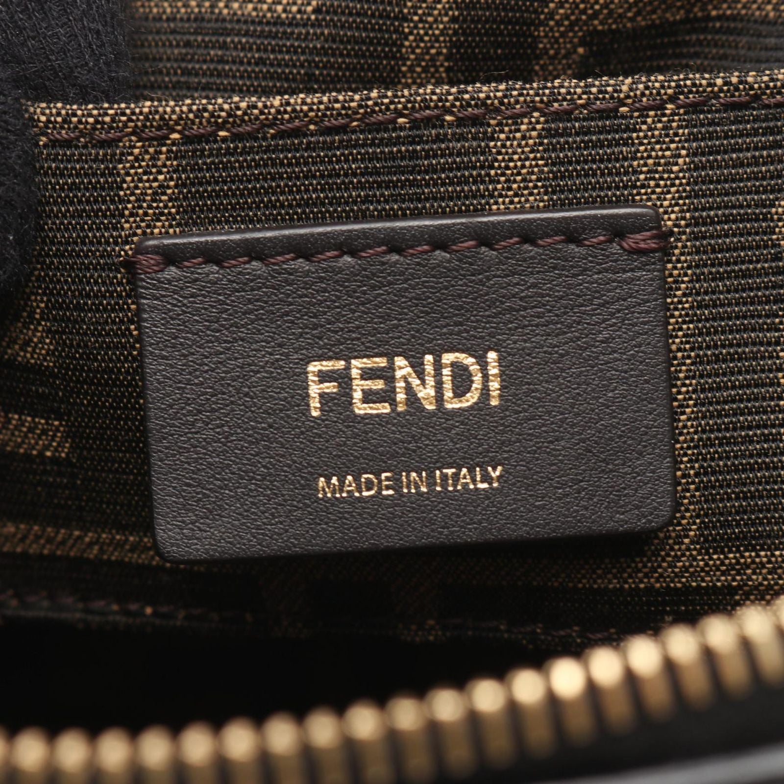 Fendi Handbag by the Way Mini 2-Way Black Leather — view 4