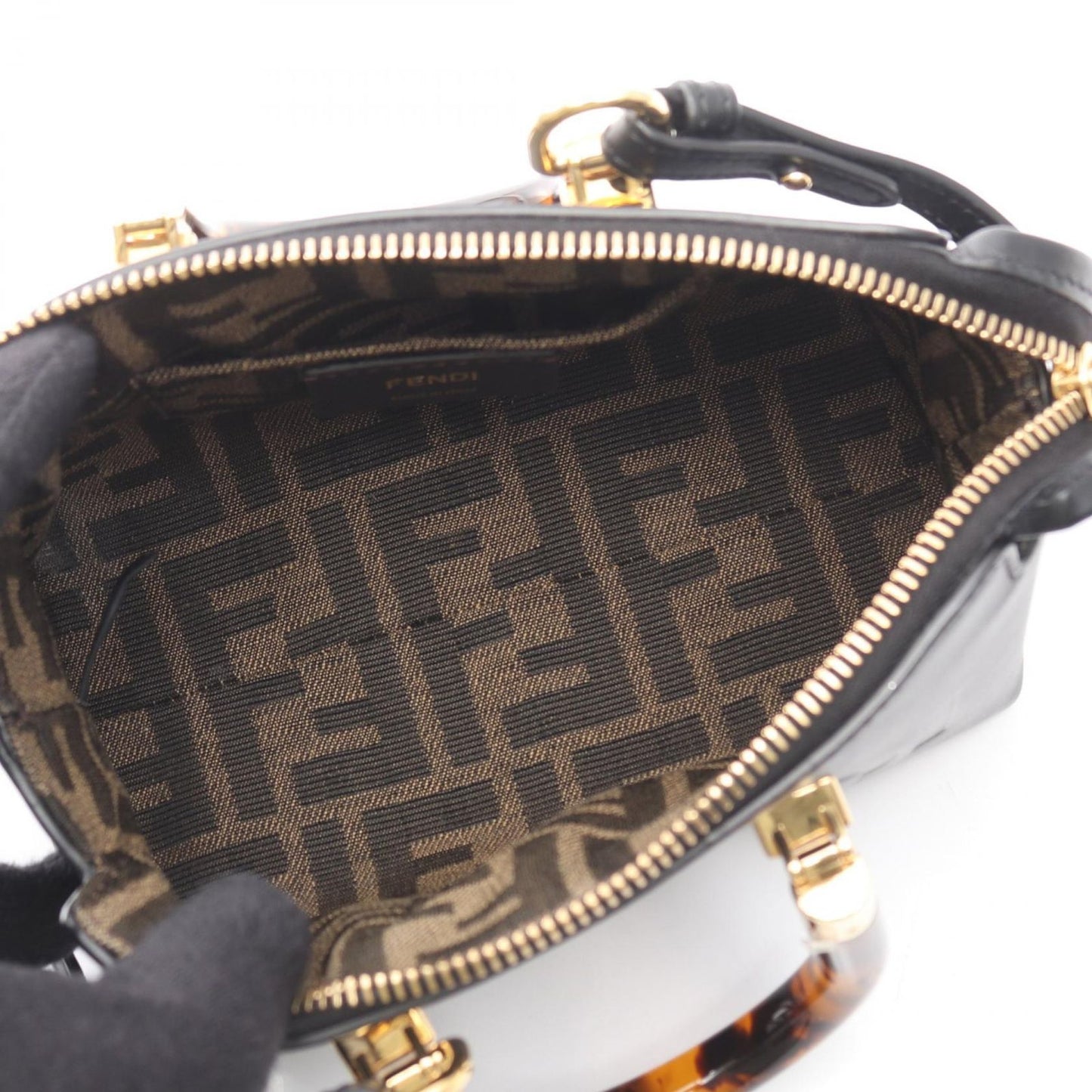 Fendi Handbag by the Way Mini 2-Way Black Leather — view 3