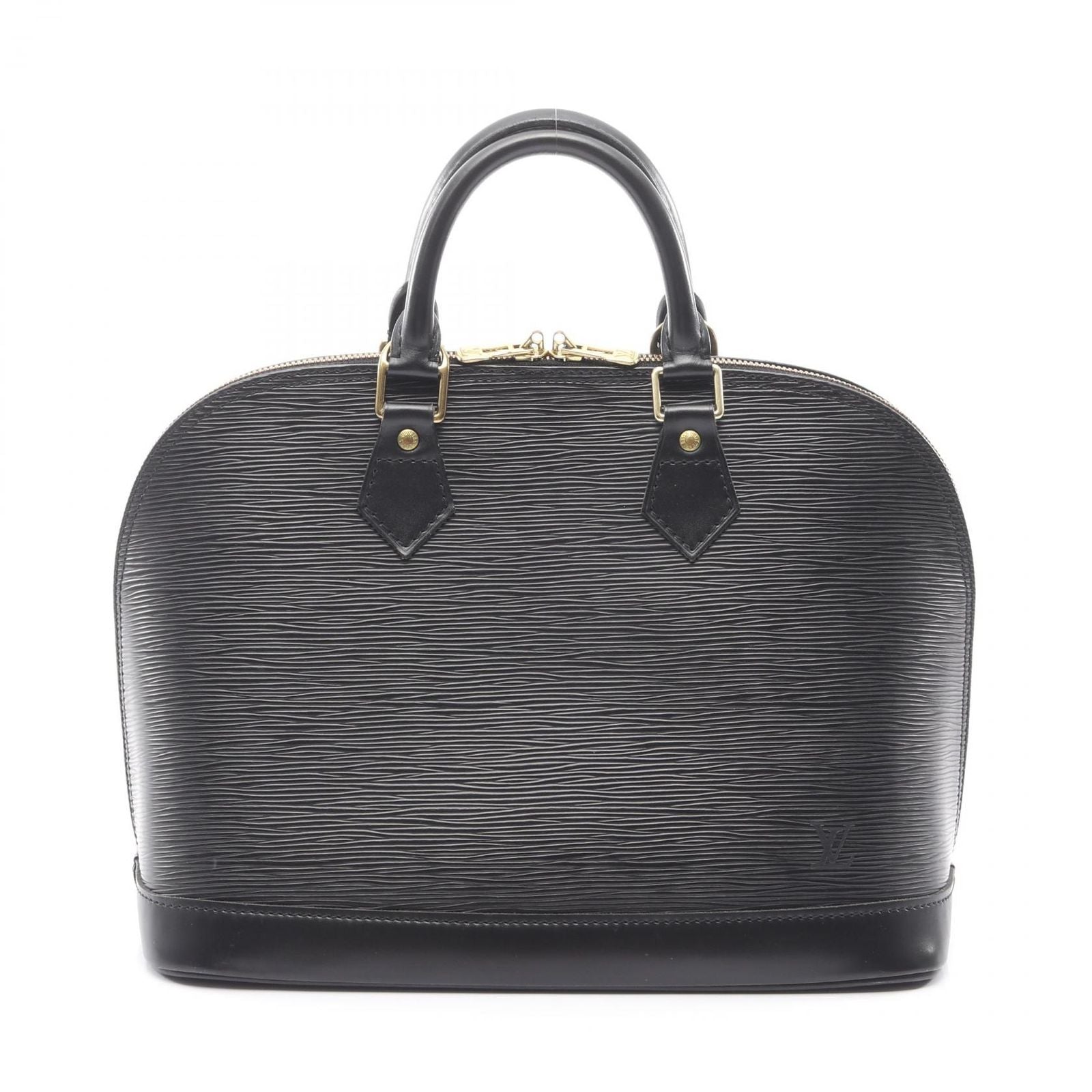 Louis Vuitton Handbag Alma Epi Noir Leather