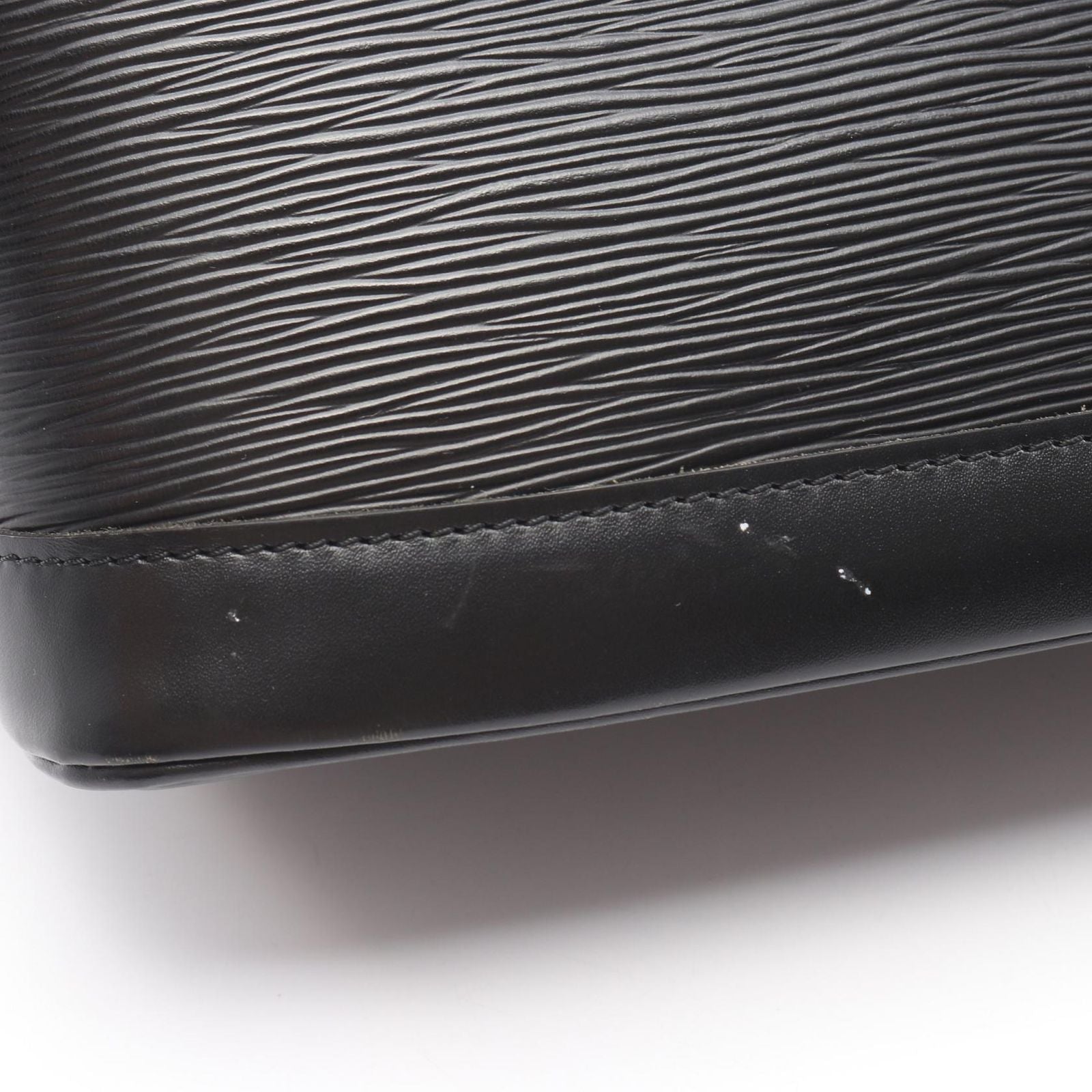 Louis Vuitton Handbag Alma Epi Noir Leather — view 8