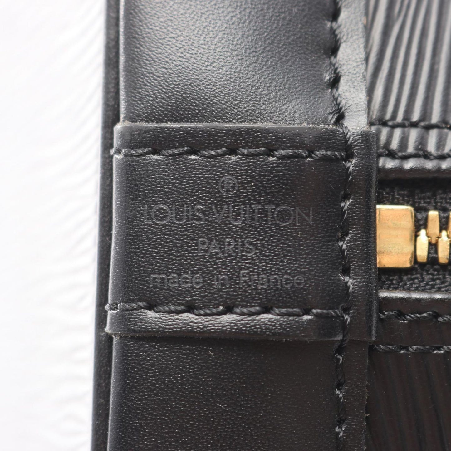 Louis Vuitton Handbag Alma Epi Noir Leather — view 4