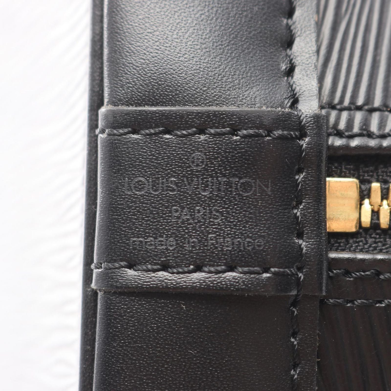 Louis Vuitton Handbag Alma Epi Noir Leather — view 4