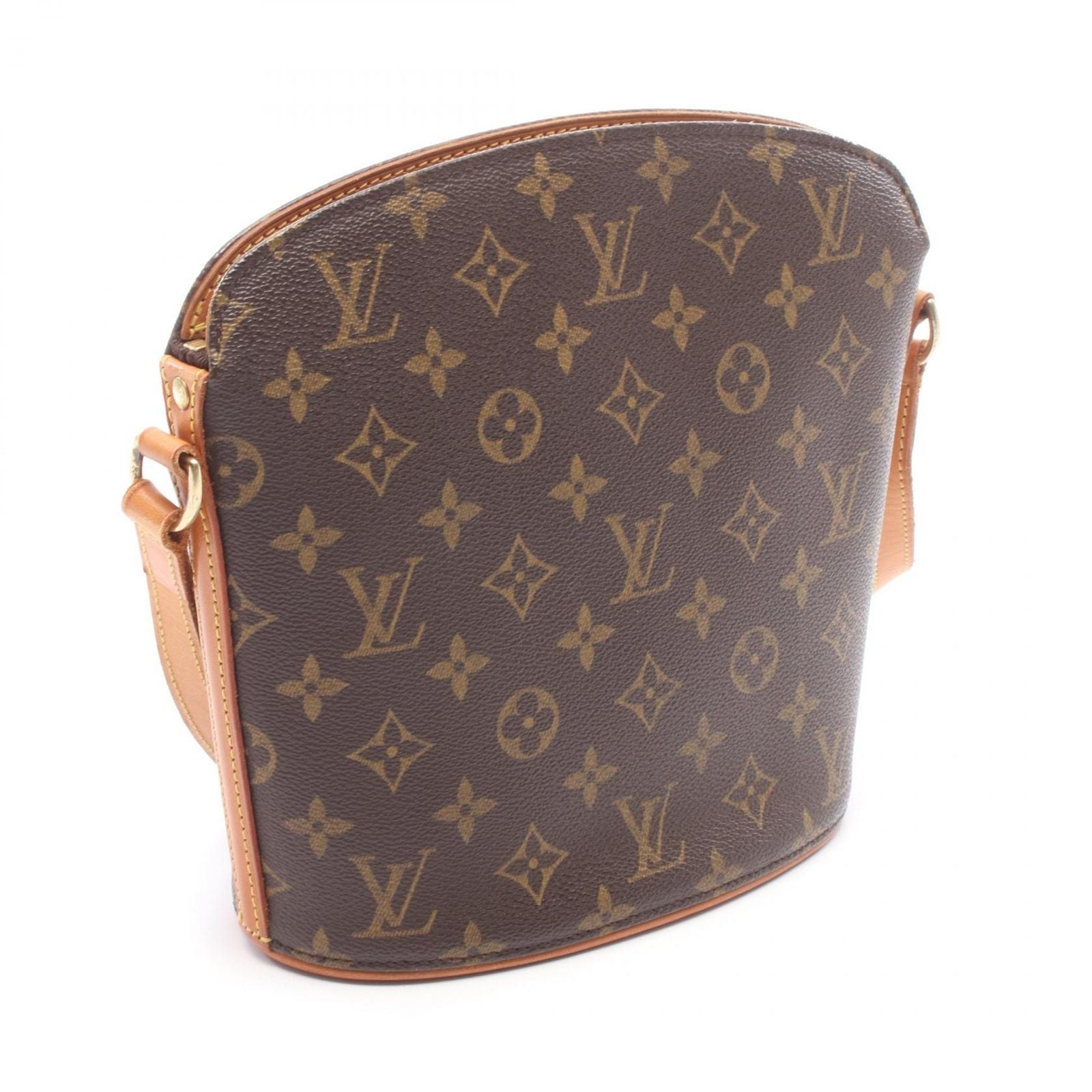 Louis Vuitton Shoulder Bag Drew Monogram Canvas Leather — view 2