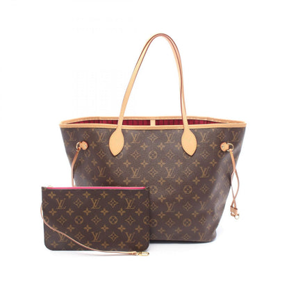 Louis Vuitton Tote Neverfull MM Monogram Pivoine Canvas Leather