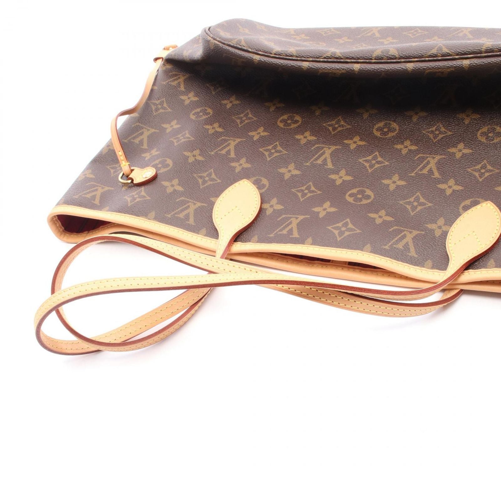Louis Vuitton Tote Neverfull MM Monogram Pivoine Canvas Leather — view 9