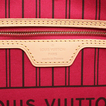 Louis Vuitton Tote Neverfull MM Monogram Pivoine Canvas Leather — view 4