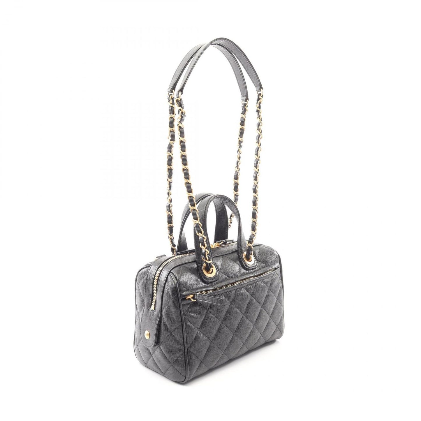 Chanel Shoulder Bag Quilted Mini 2-Way Black — view 2