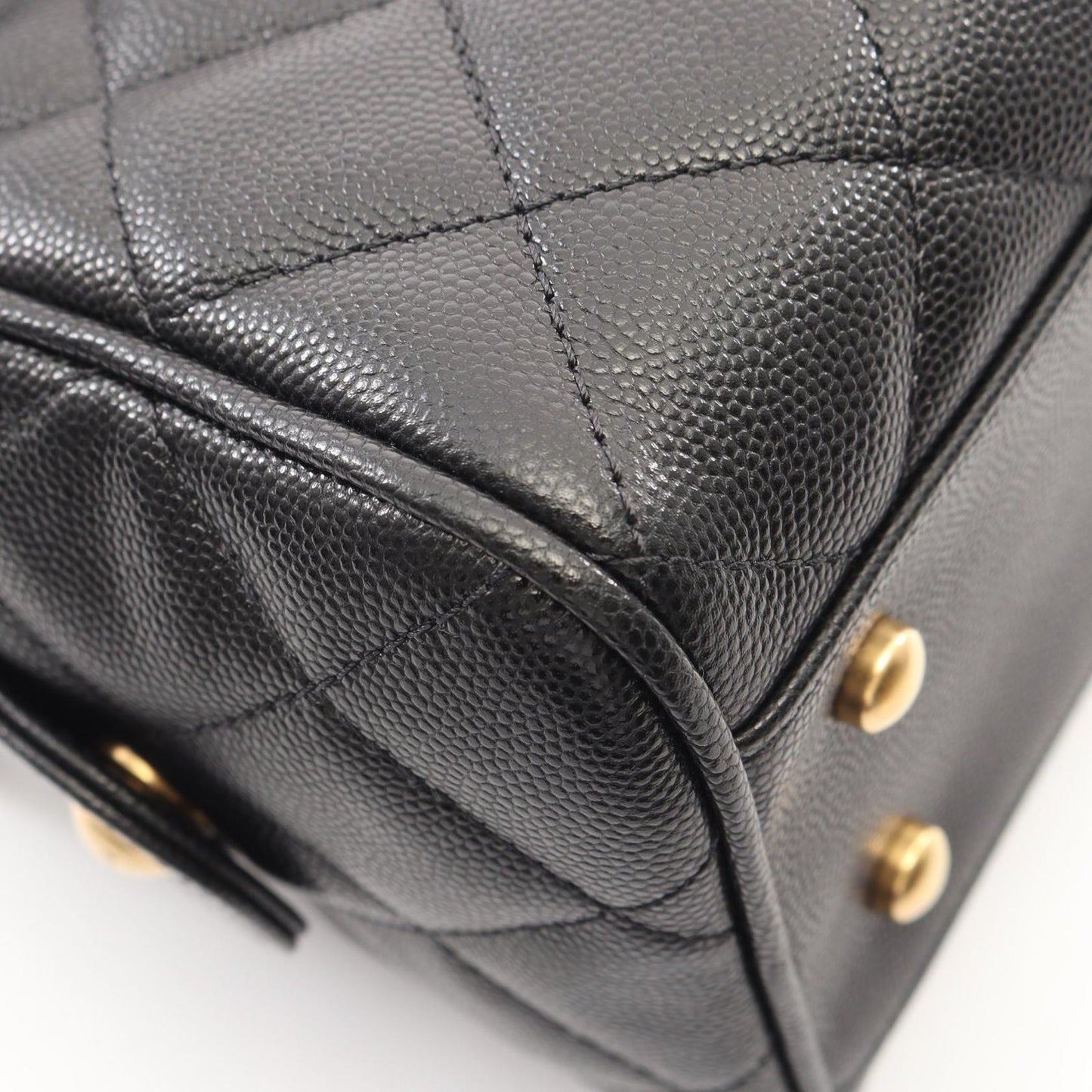 Chanel Shoulder Bag Quilted Mini 2-Way Black — view 6