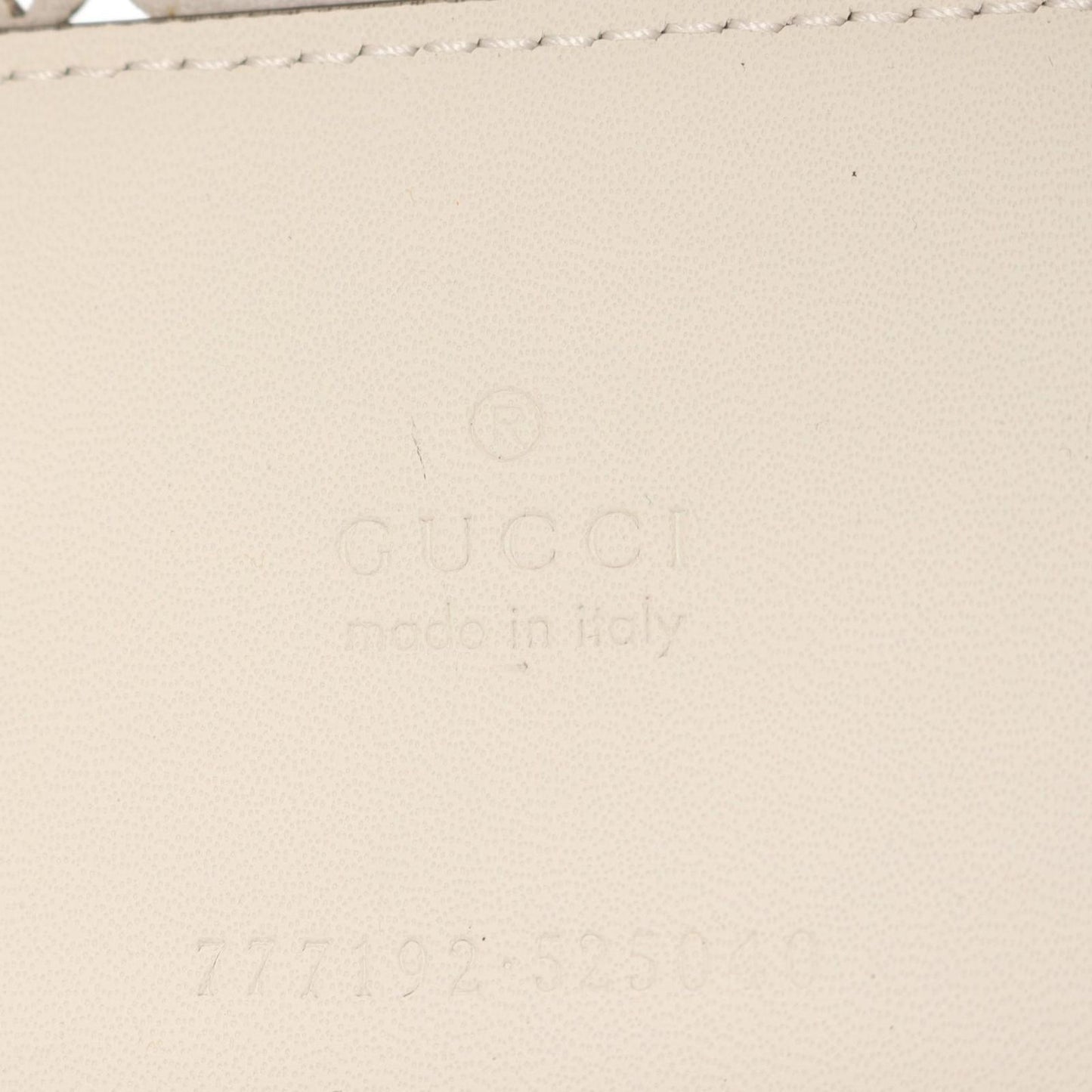 Gucci Handbag Diamond Cutout Small 2-Way White Leather — view 4