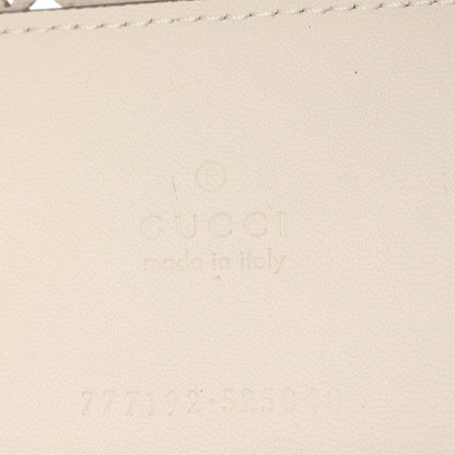 Gucci Handbag Diamond Cutout Small 2-Way White Leather — view 4