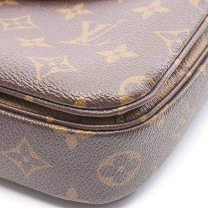 Louis Vuitton Handbag Pochette Metis MM Monogram Reverse 2-Way Canvas Leather — view 5