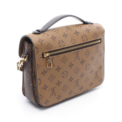 Louis Vuitton Handbag Pochette Metis MM Monogram Reverse 2-Way Canvas Leather — view 2