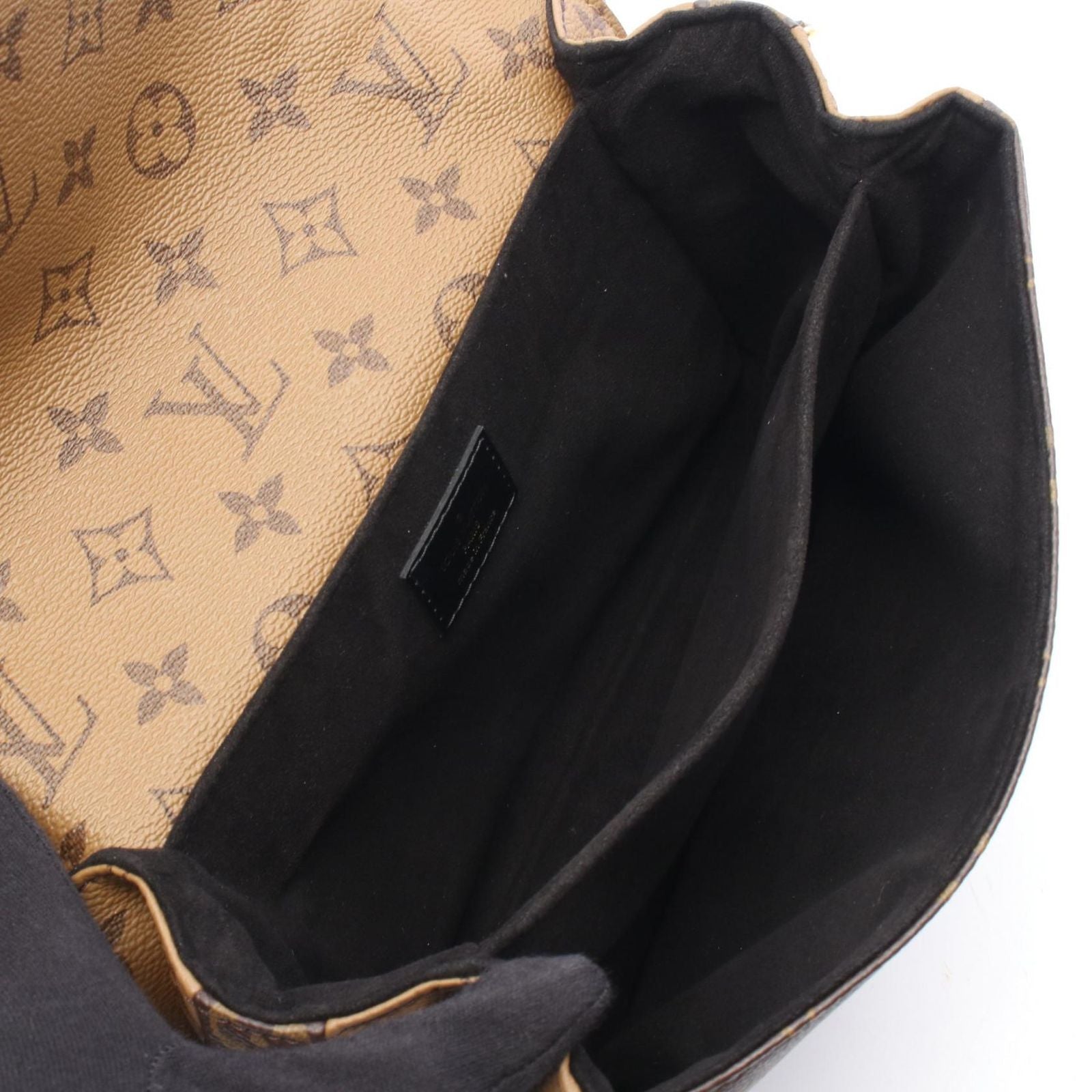 Louis Vuitton Handbag Pochette Metis MM Monogram Reverse 2-Way Canvas Leather — view 3