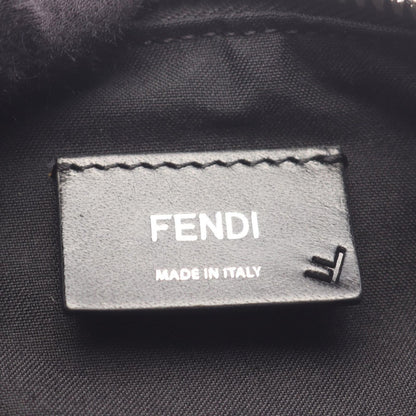 Fendi Boston Bag FF Jacquard Duffle 2-Way Black Canvas Leather Duffel — view 4