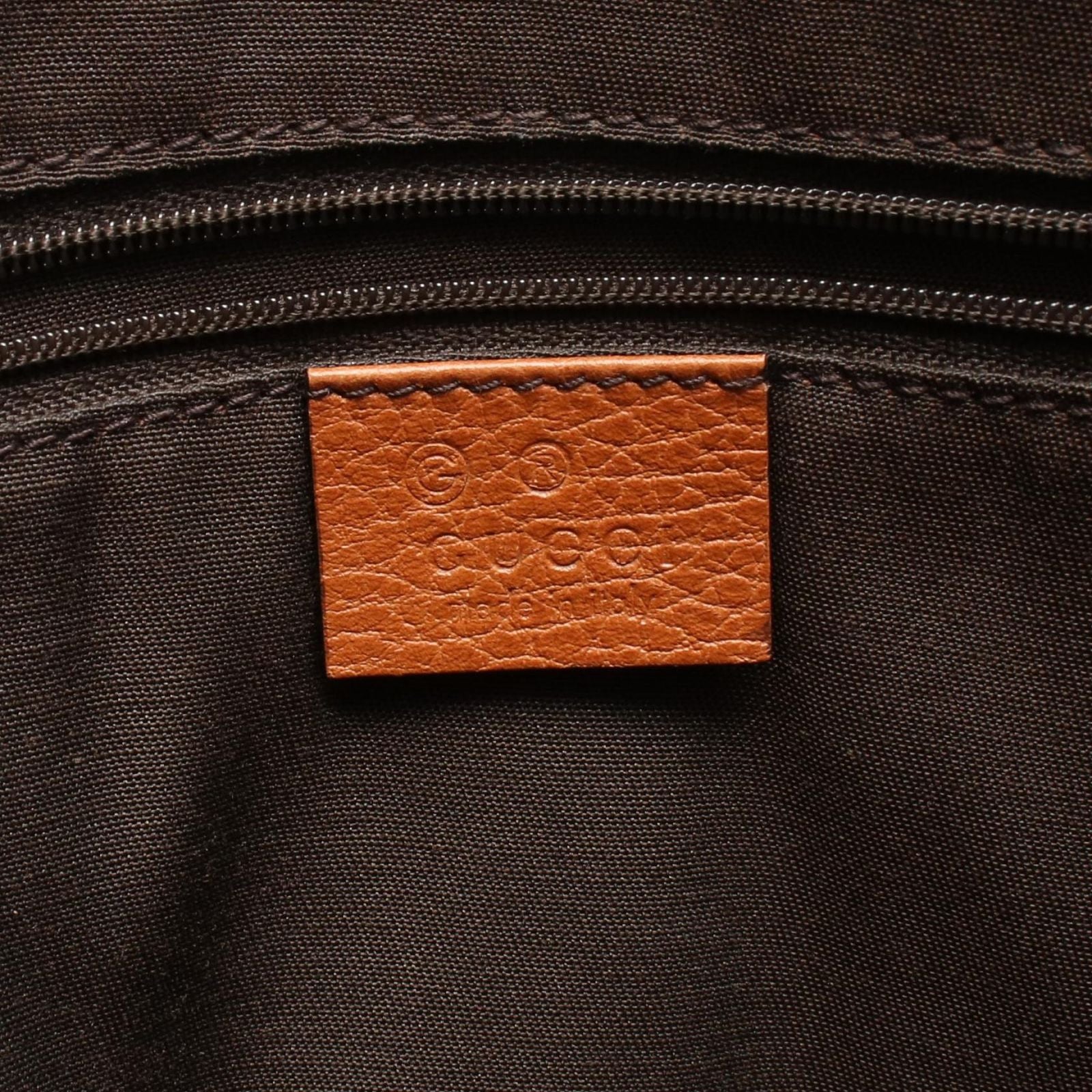 Gucci Tote Interlocking with Charm 2-Way Brown Leather — view 4