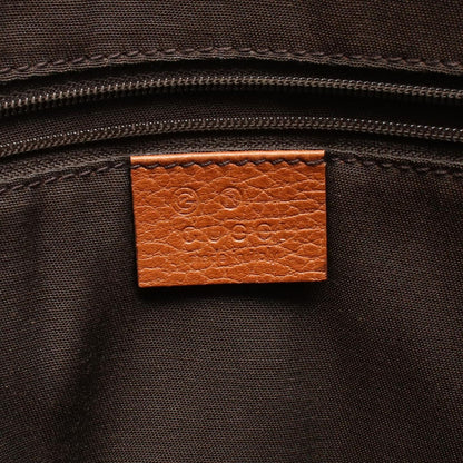 Gucci Tote Interlocking with Charm 2-Way Brown Leather — view 4