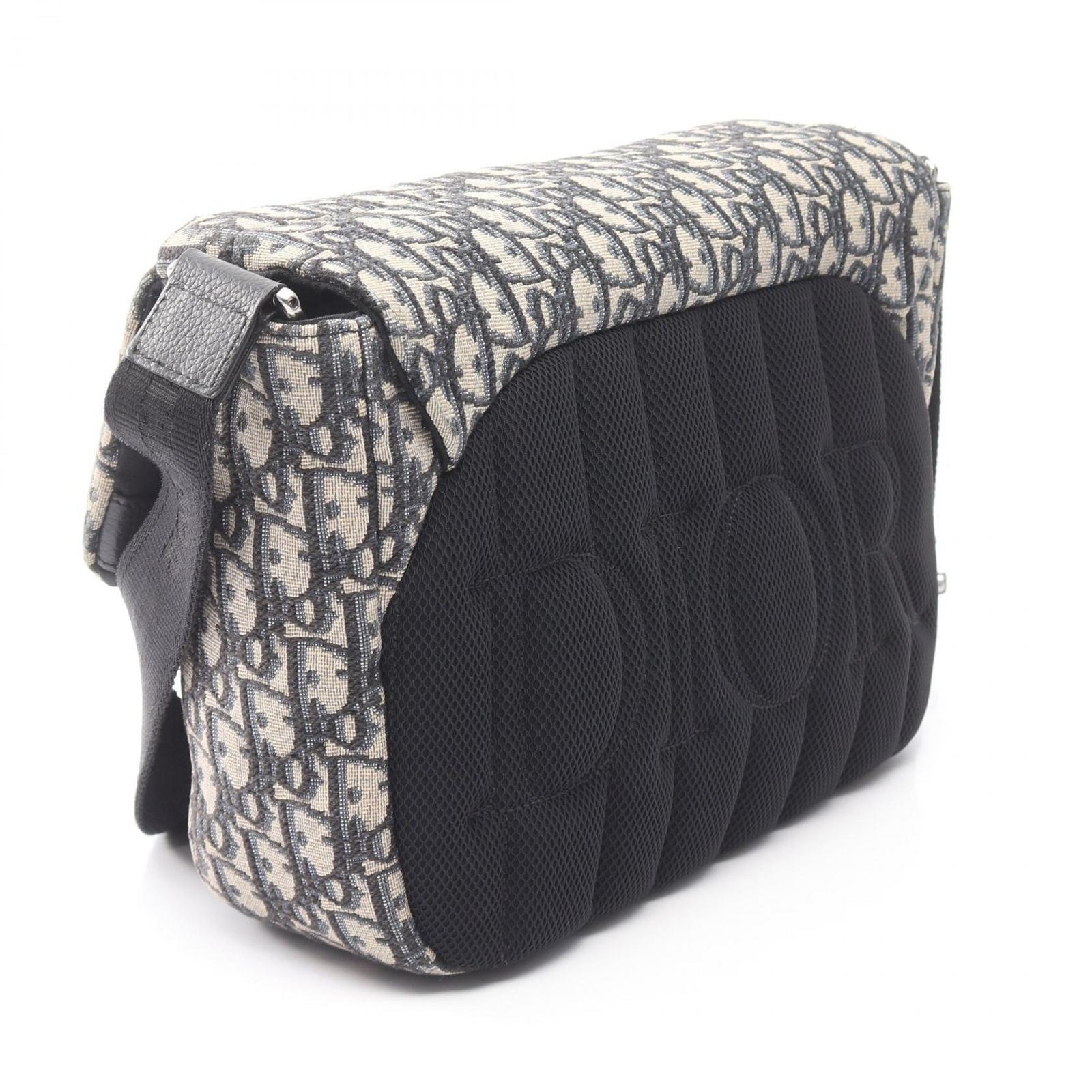 Dior Shoulder Bag Explore Navy Black Canvas Leather — view 2
