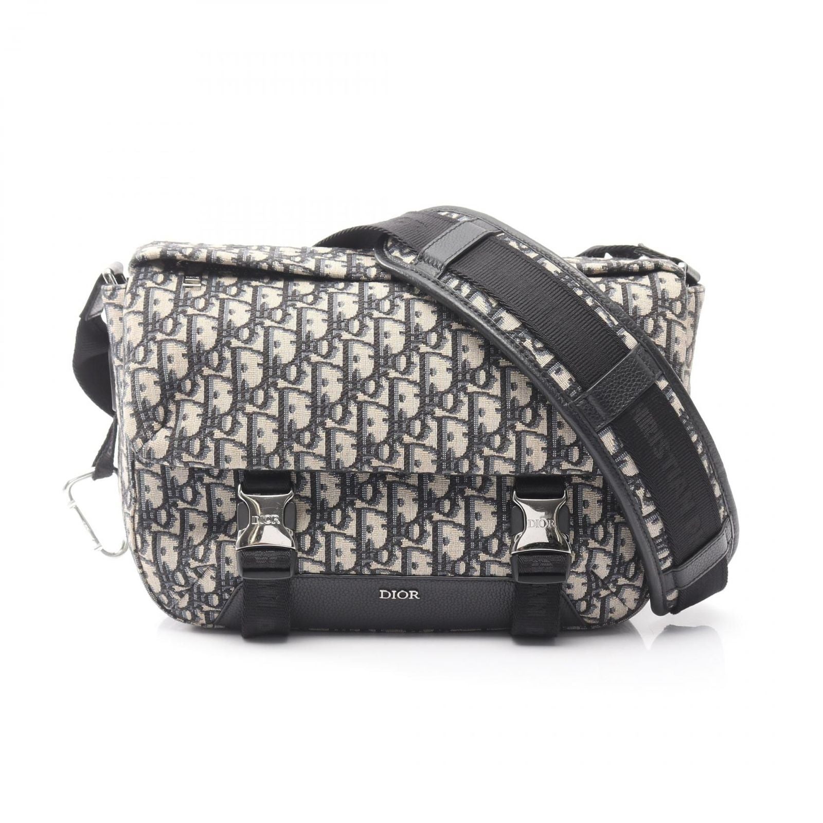 Dior Shoulder Bag Explore Navy Black Canvas Leather