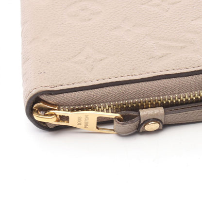 Louis Vuitton Round Wallet Zippy Monogram Empreinte Tourterelle Leather — view 6