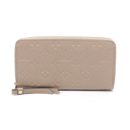 Louis Vuitton Round Wallet Zippy Monogram Empreinte Tourterelle Leather