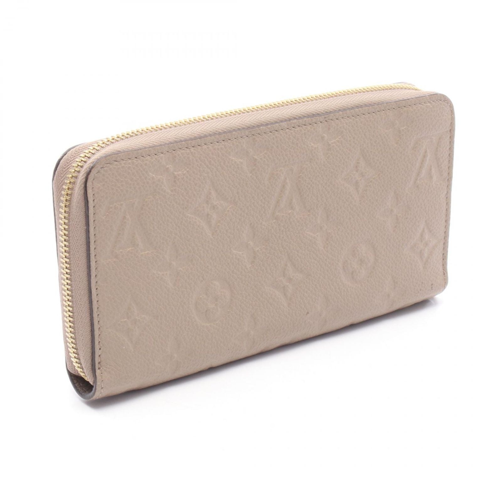 Louis Vuitton Round Wallet Zippy Monogram Empreinte Tourterelle Leather — view 2