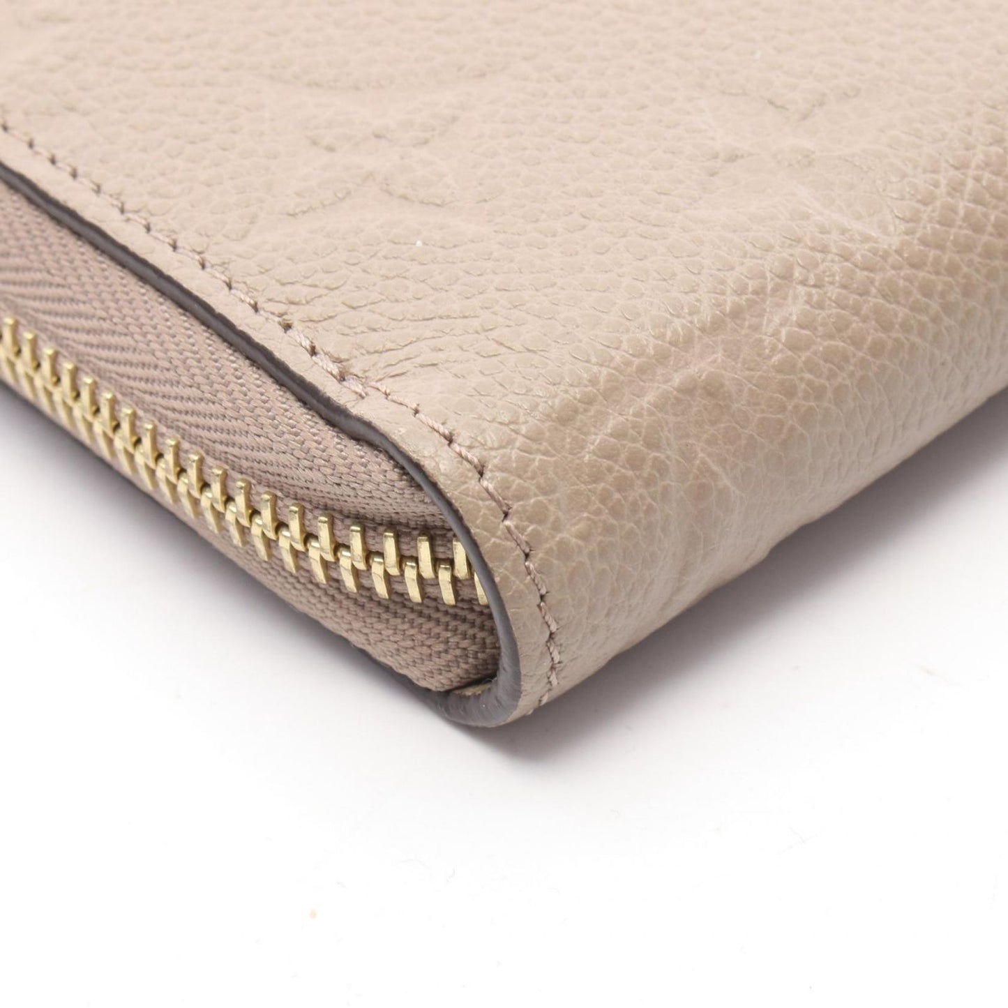Louis Vuitton Round Wallet Zippy Monogram Empreinte Tourterelle Leather — view 8