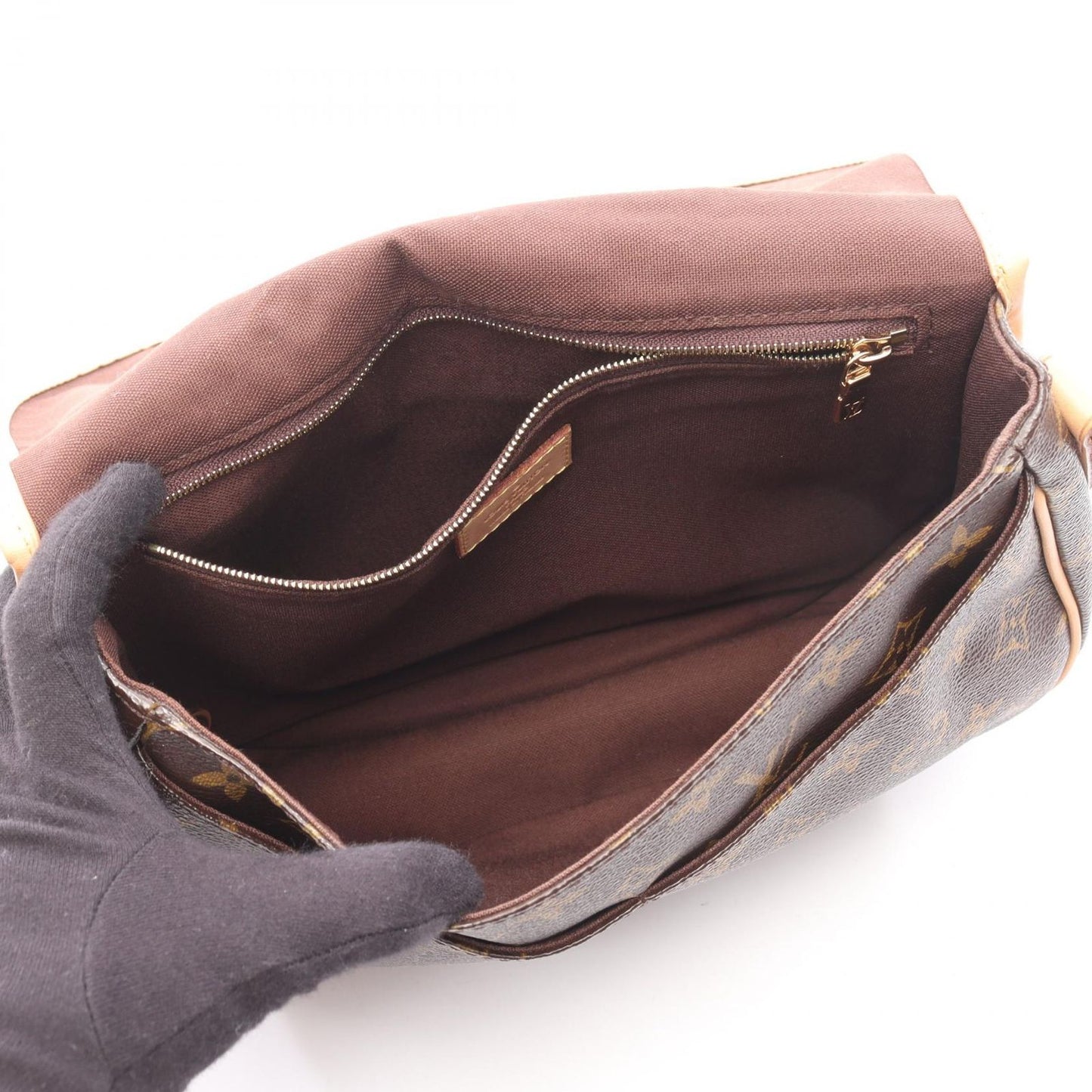 Louis Vuitton Shoulder Bag Menilmontan PM Monogram Canvas Leather — view 3