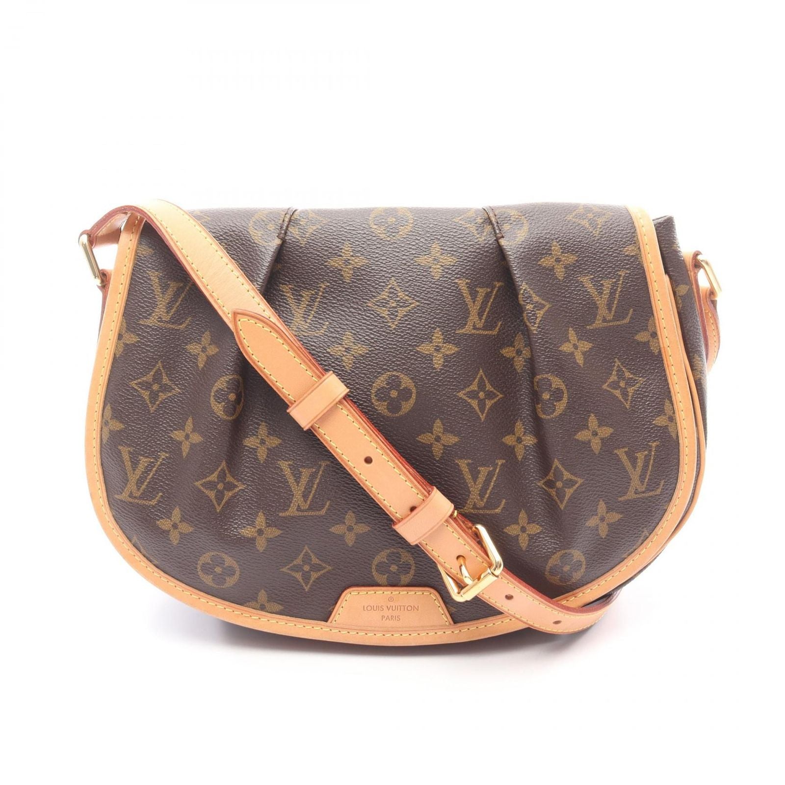 Louis Vuitton Shoulder Bag Menilmontan PM Monogram Canvas Leather