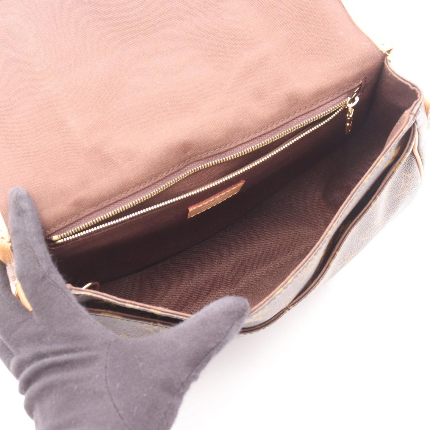 Louis Vuitton Shoulder Bag Menilmontan PM Monogram Canvas Leather — view 3