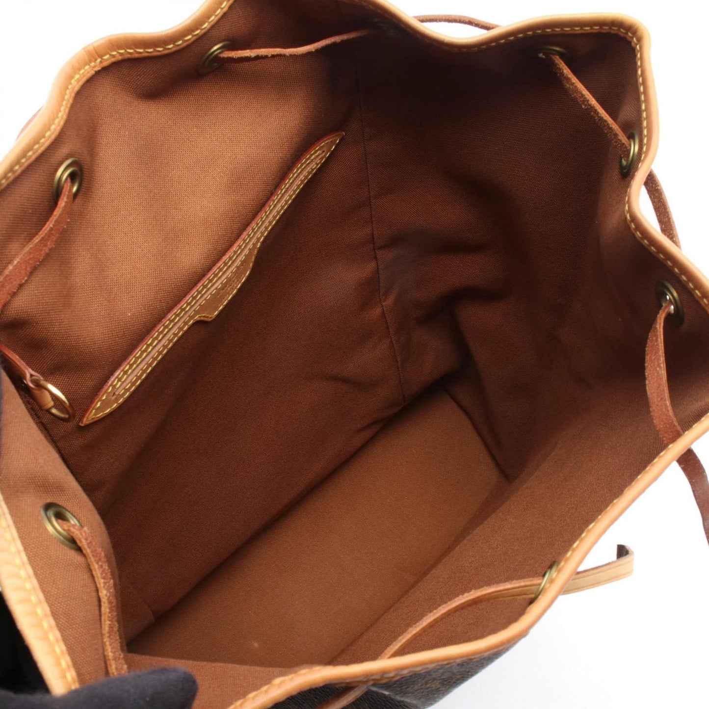 Louis Vuitton Backpack Montsouris GM Monogram Canvas Leather — view 3