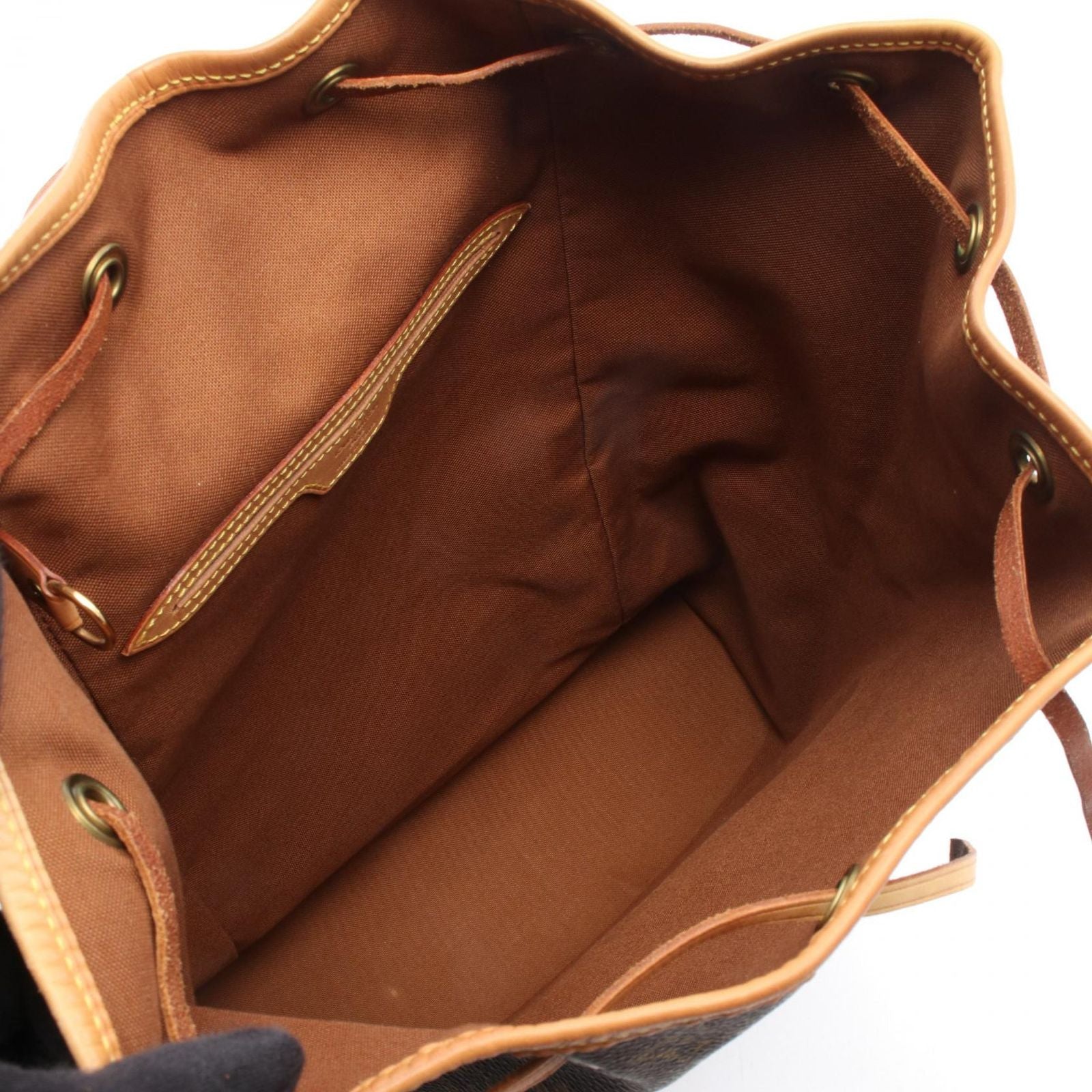 Louis Vuitton Backpack Montsouris GM Monogram Canvas Leather — view 3