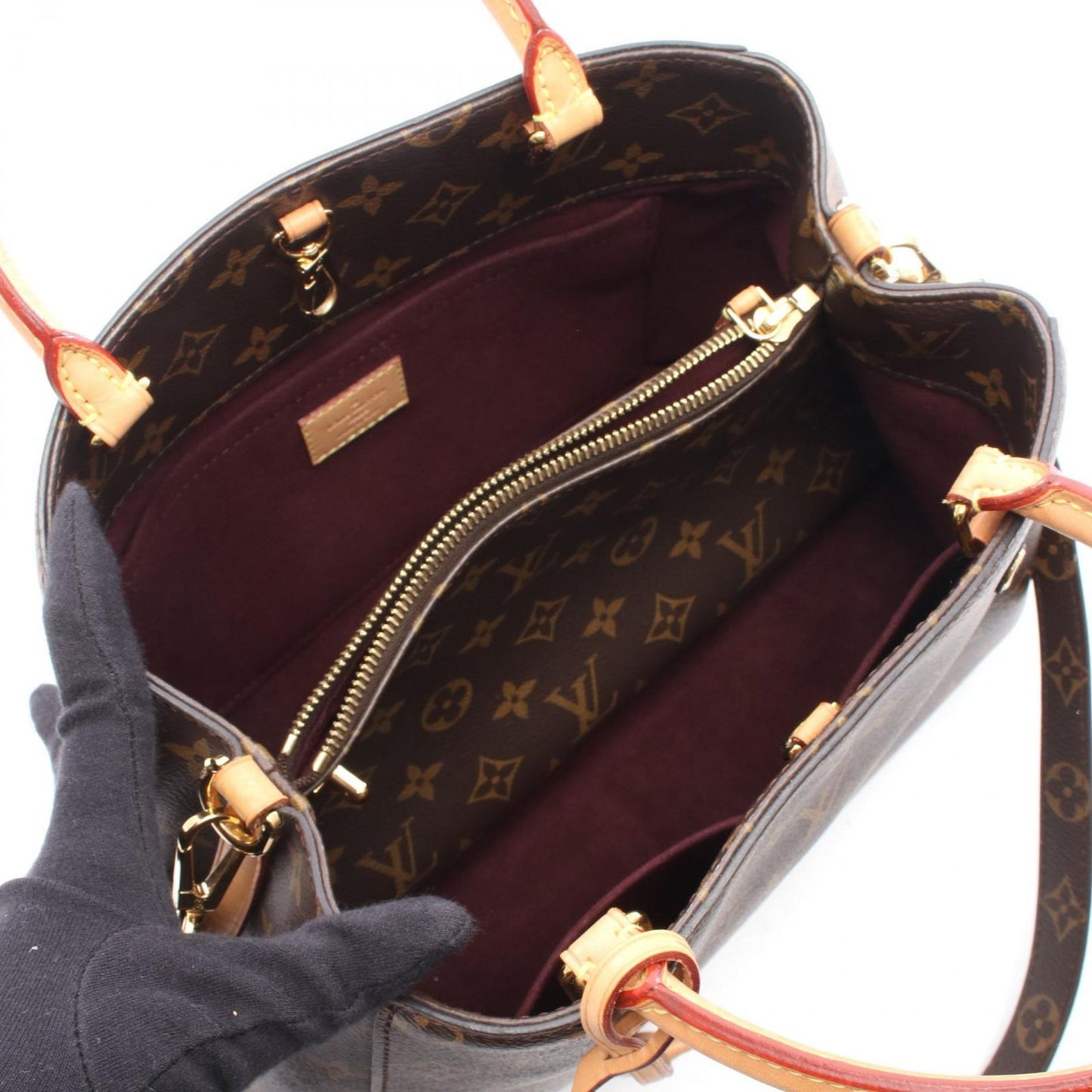 Louis Vuitton Handbag Montaigne MM Monogram 2-Way Canvas Leather — view 3