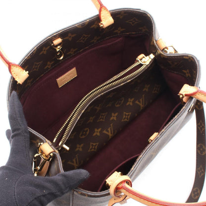 Louis Vuitton Handbag Montaigne MM Monogram 2-Way Canvas Leather — view 3