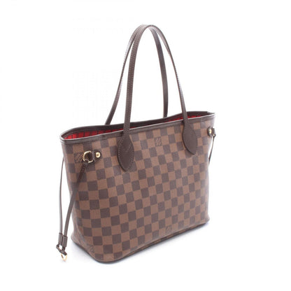 Louis Vuitton Tote Neverfull PM Damier Ebene Canvas Leather — view 2