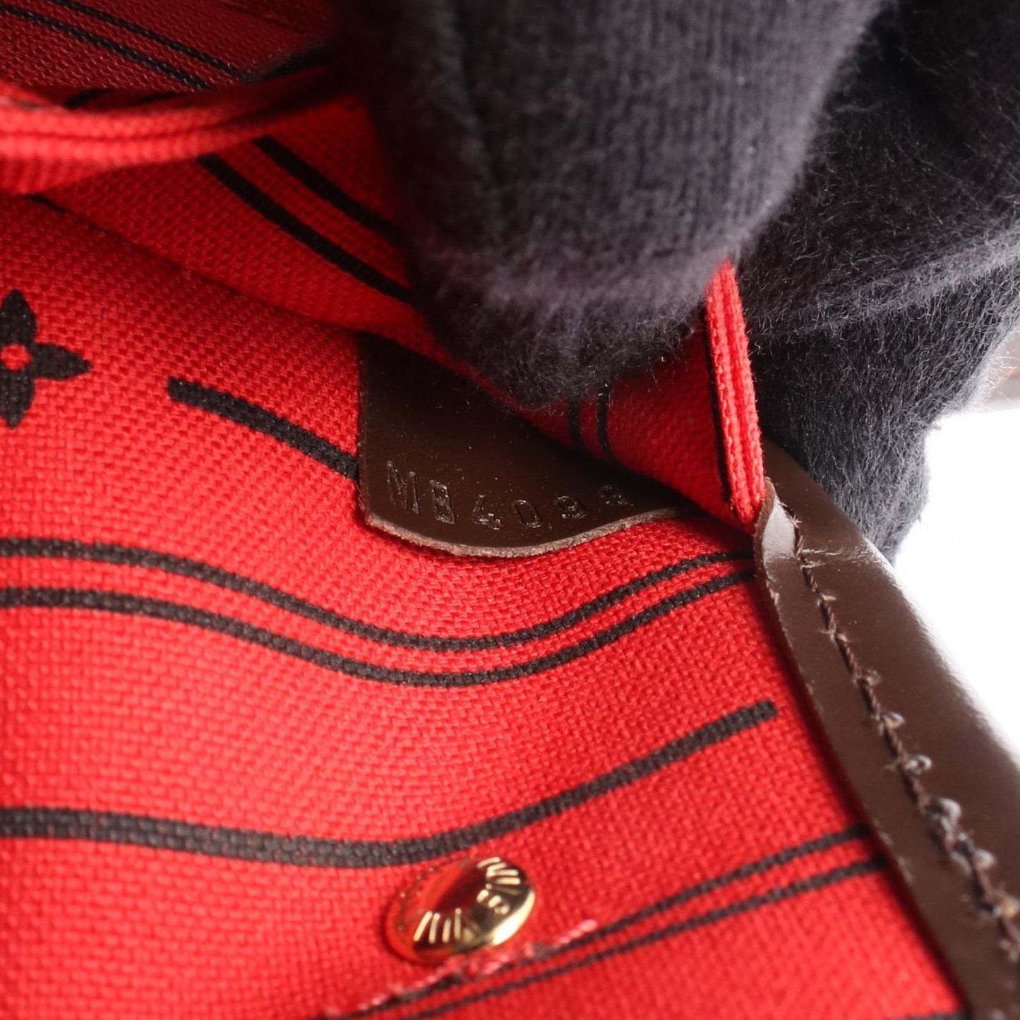 Louis Vuitton Tote Neverfull PM Damier Ebene Canvas Leather — view 5