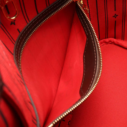 Louis Vuitton Tote Neverfull PM Damier Ebene Canvas Leather — view 6