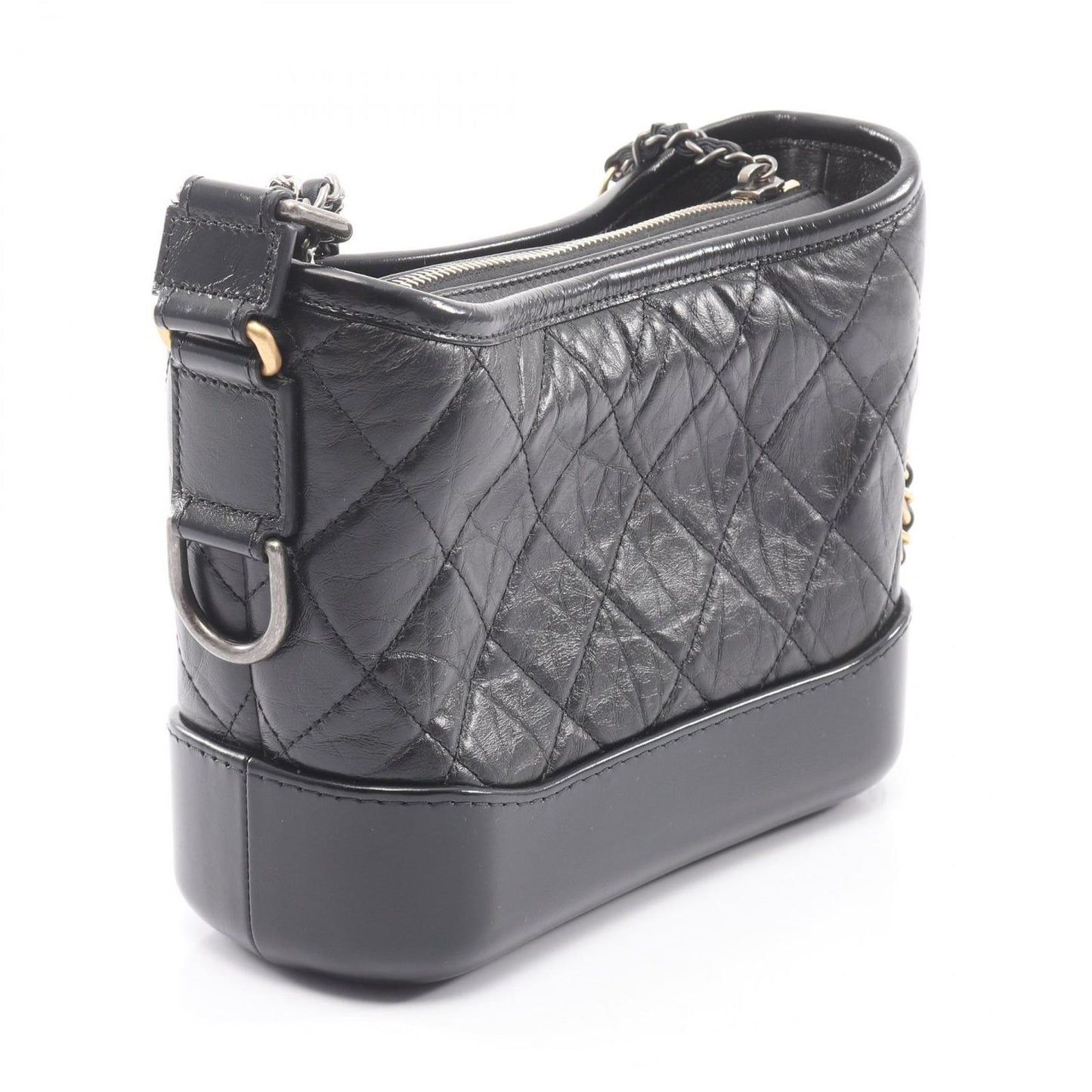 Chanel Shoulder Bag Gabriel Small Multi Black Leather Chain — view 2