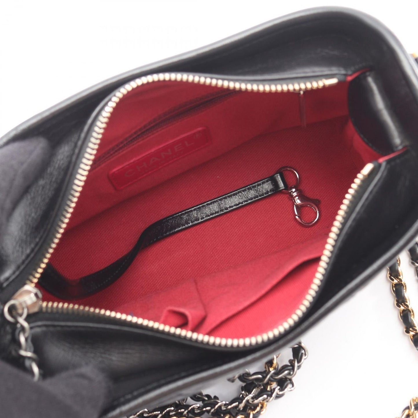 Chanel Shoulder Bag Gabriel Small Multi Black Leather Chain — view 3
