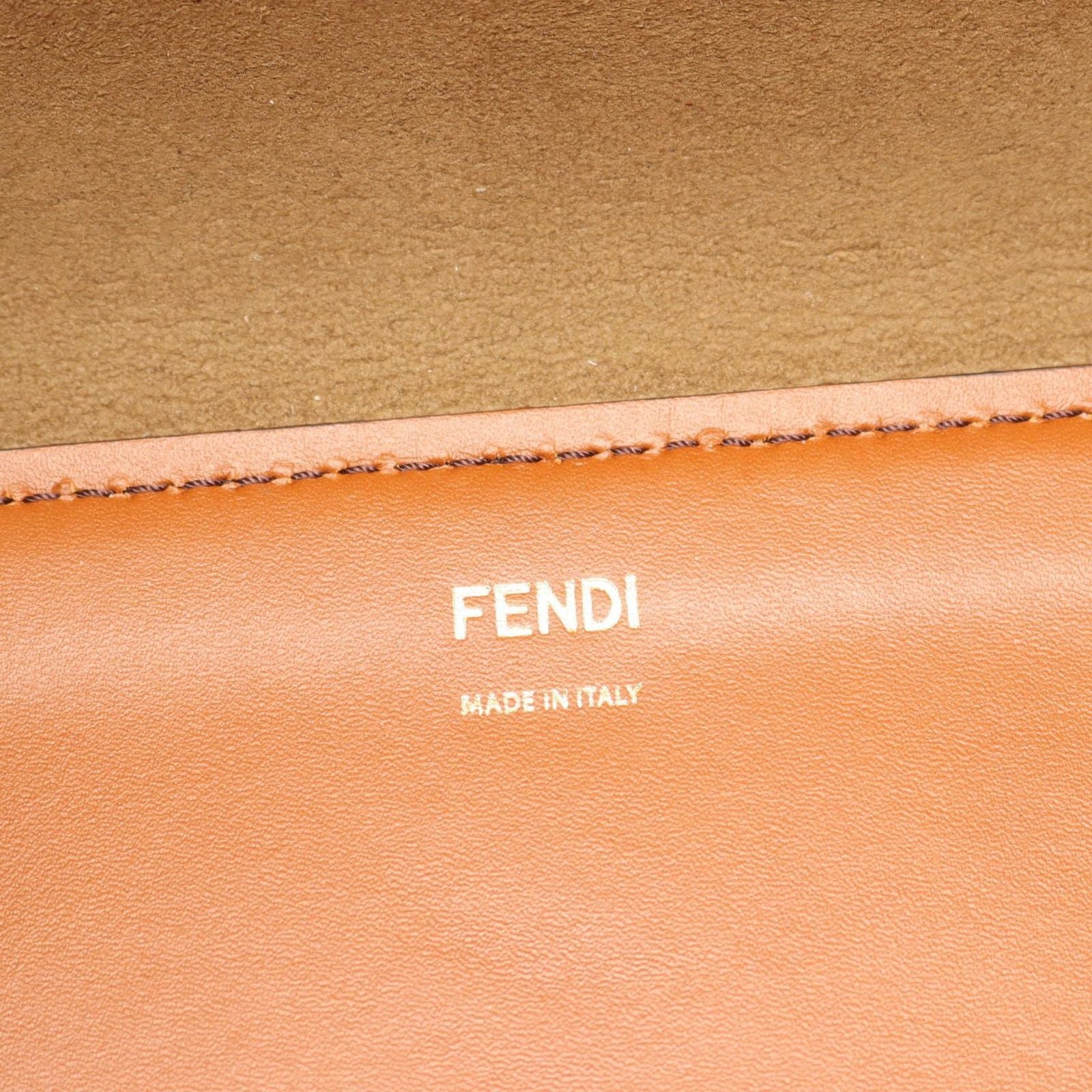 Fendi Tote Sunshine Large Brown Leather — view 4