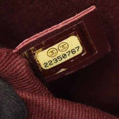Chanel Shoulder Bag Quilted Red Leather Chain — view 5