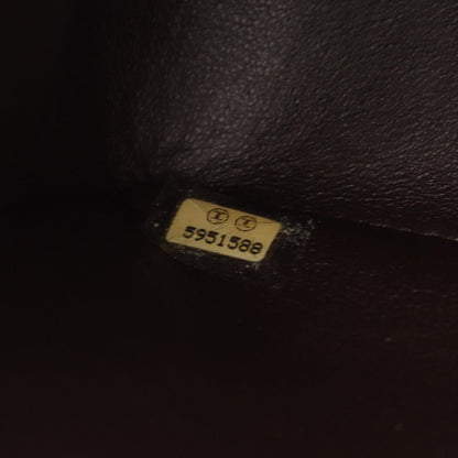 Chanel Shoulder Bag Big Quilted 30 Single Flap Brown Lambskin Big Chain — view 5