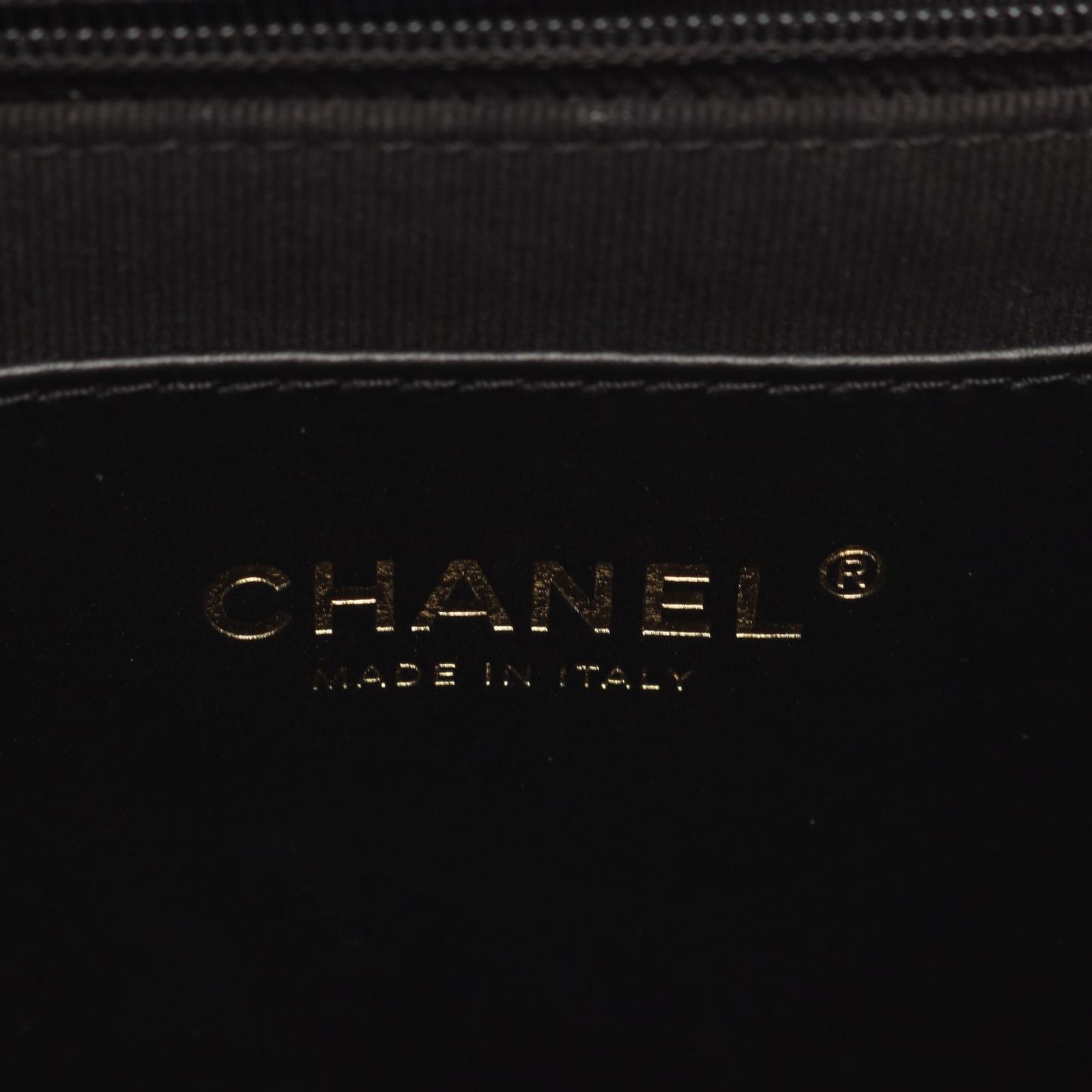 Chanel Shoulder Bag Quilted Black Lambskin Chain — view 4