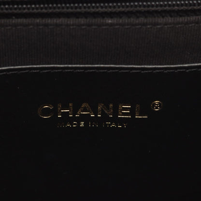 Chanel Shoulder Bag Quilted Black Lambskin Chain — view 4