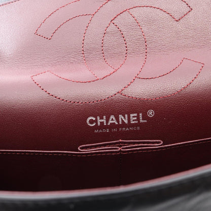 Chanel Shoulder Bag 2.55 Quilted Double Flap Black Leather Chain — view 4