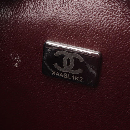 Chanel Shoulder Bag 2.55 Quilted Double Flap Black Leather Chain — view 5